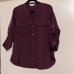 Purple color Calvin Klein dress shirt